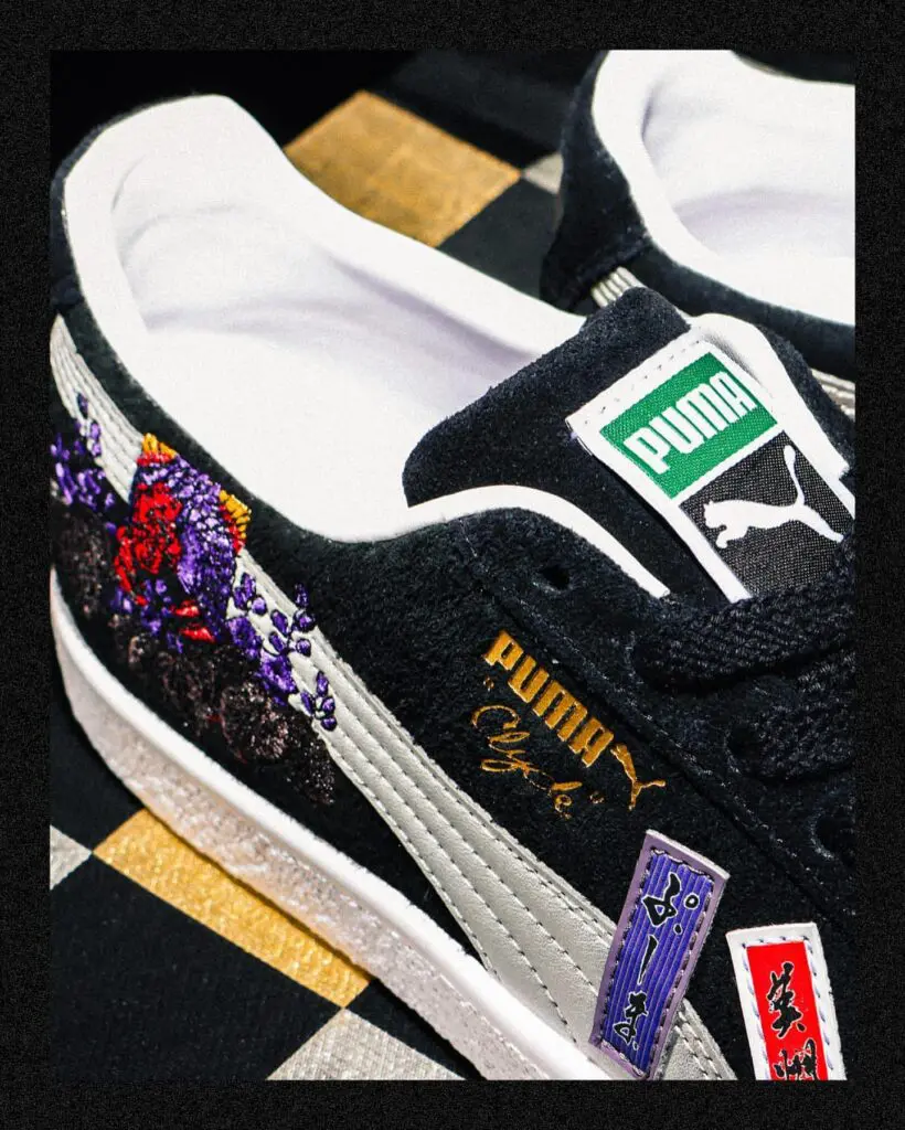 PUMA Clyde ATMOS 花札 今年50周年を迎えた「PUMA」のトラディショナルなモデルCLYDEを