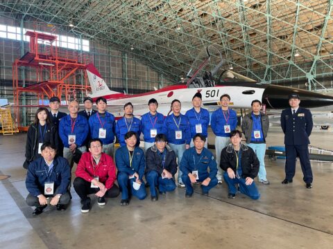 航空自衛隊岐阜基地にGACCT参画企業が招待されました。